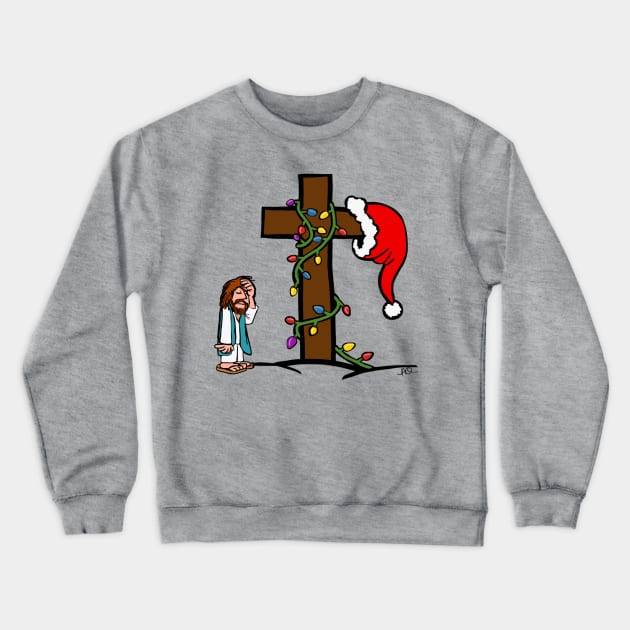 Sweet Jesus Crewneck Sweatshirt by wolfmanjaq